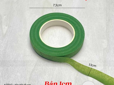 Băng dính keo sáp quấn cành hoa Handmade D25m [Nhiều màu] BANGKEO-06